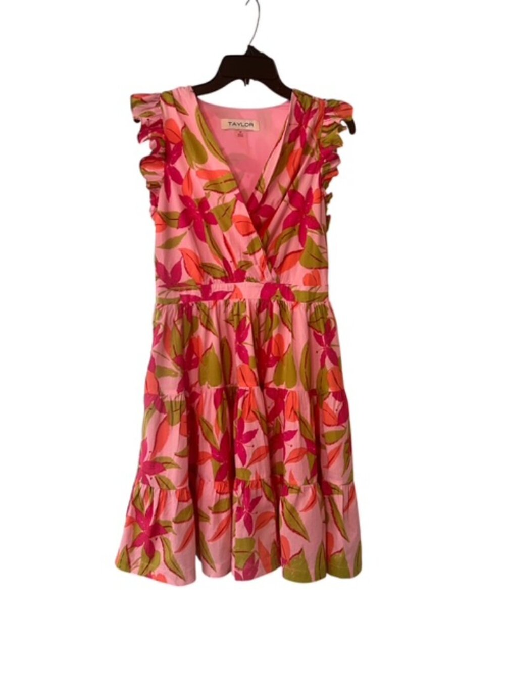 TAYLOR Sleevless Floral Dress